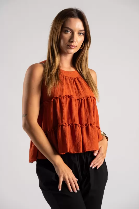 Top Lurex Βολάν