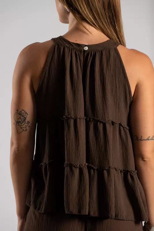 Top Lurex Βολάν