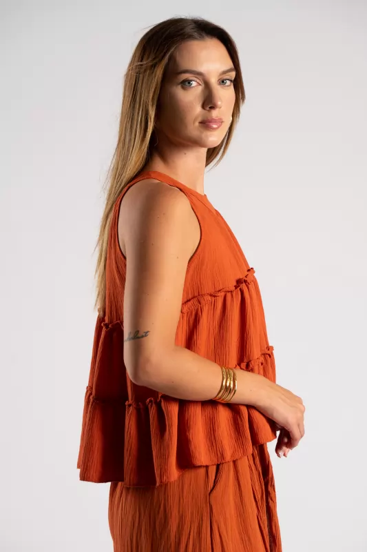Top Lurex Βολάν
