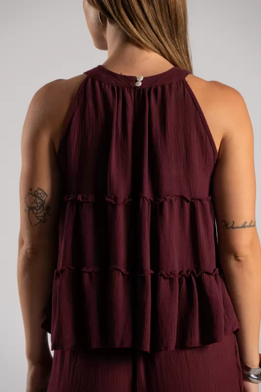 Top Lurex Βολάν