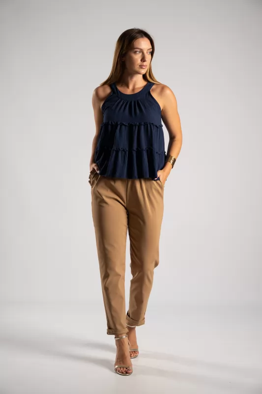 Top Lurex Ruffle 