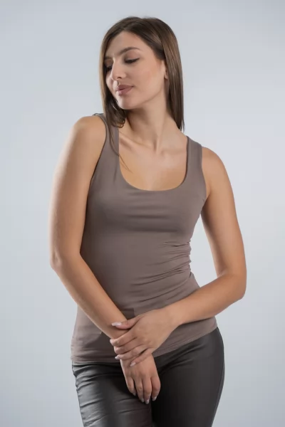 Top Μακό Basic Taupe