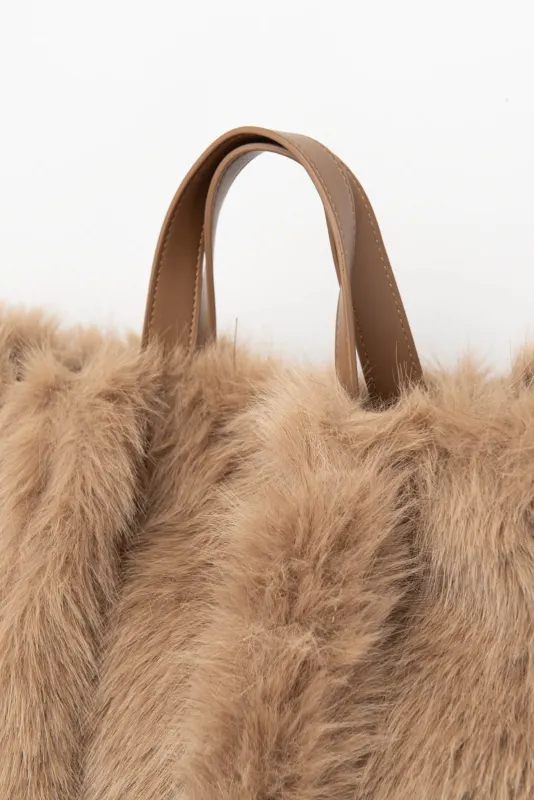 Tote Bag Γούνινη