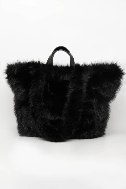 Tote Bag Γούνινη