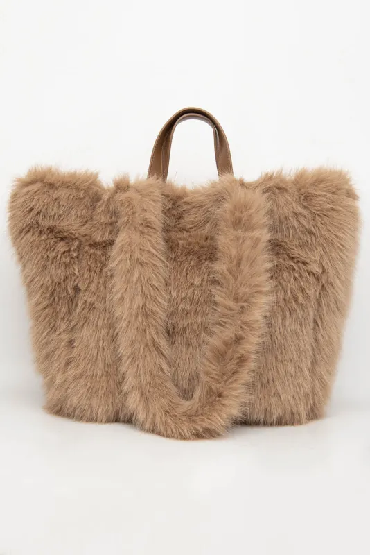 Tote Bag Γούνινη