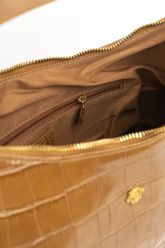 Τσάντα Baguette Croco