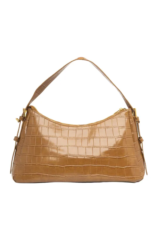 Τσάντα Baguette Croco