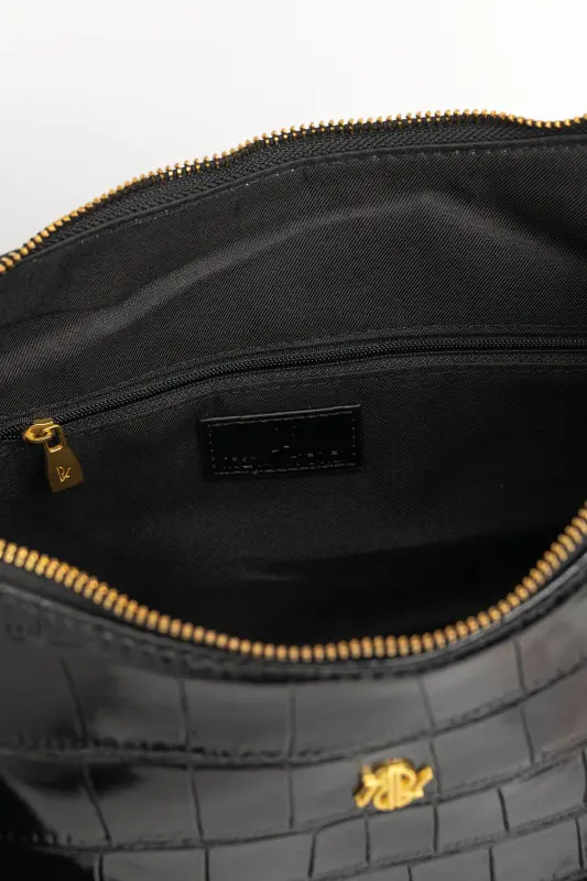 Τσάντα Baguette Croco