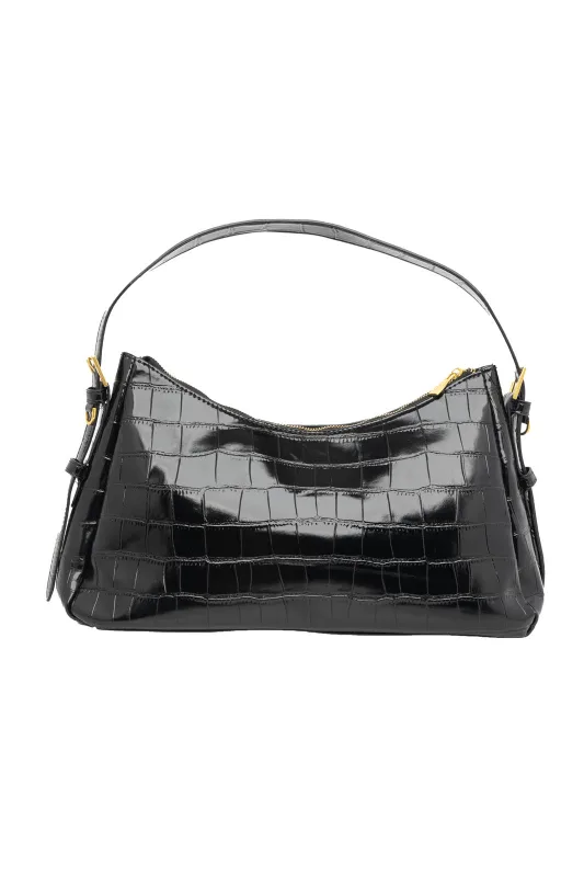 Τσάντα Baguette Croco