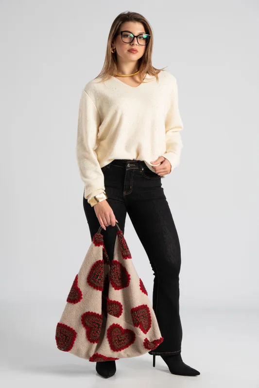 Τσάντα Boho Hearts
