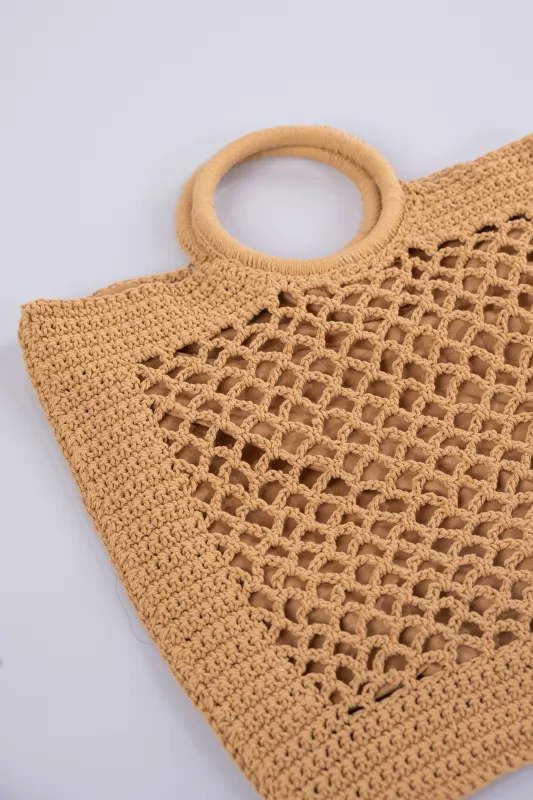 Τσάντα Crochet Καραμέλα