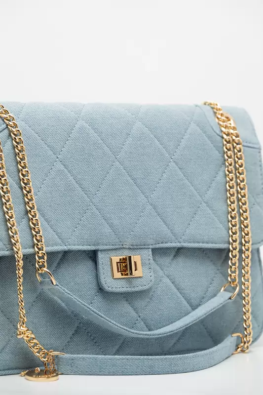 Bag Crossbody Quilted Jeans