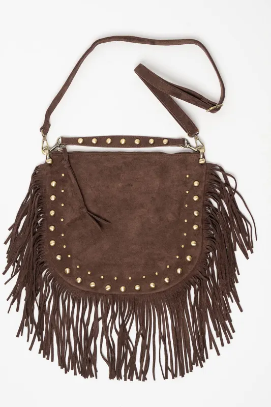 Crossbody Bag Fringe Western