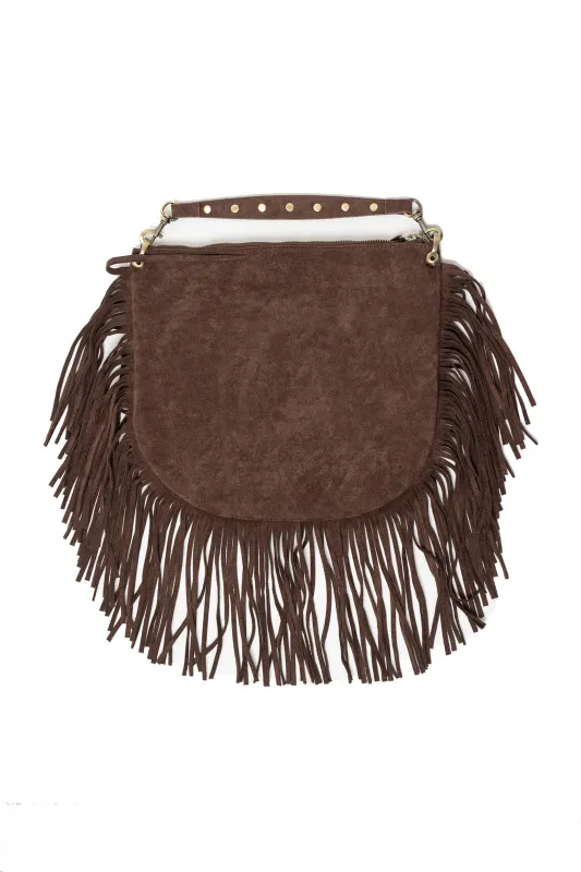 Crossbody Bag Fringe Western