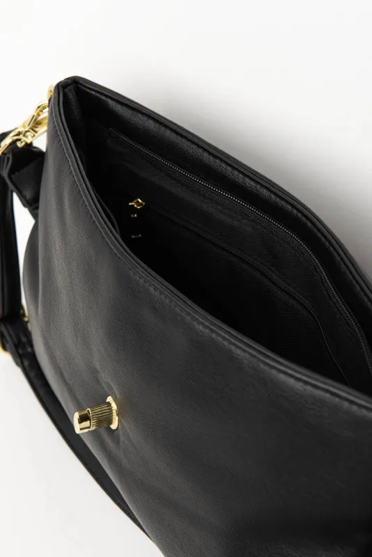 Τσάντα Crossbody Μεταλλική Λεπτομέρεια