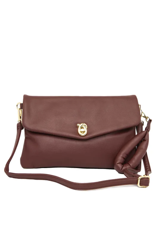 Τσάντα Crossbody Μεταλλική Λεπτομέρεια