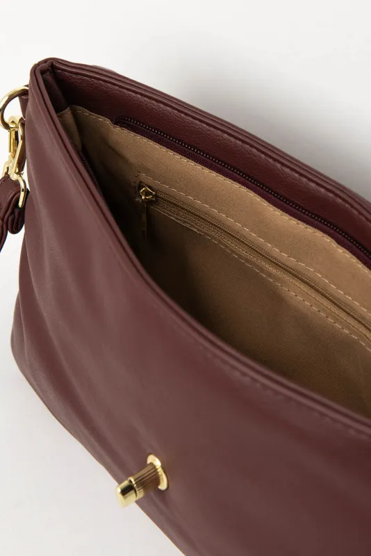 Τσάντα Crossbody Μεταλλική Λεπτομέρεια