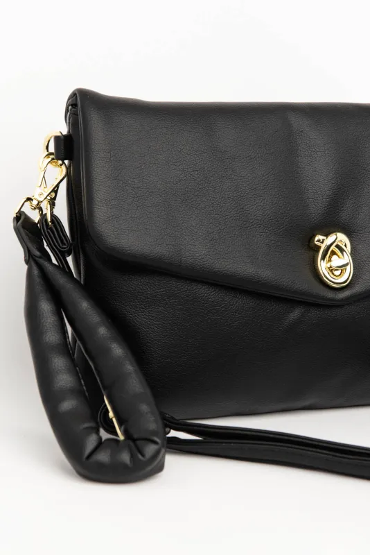 Τσάντα Crossbody Μεταλλική Λεπτομέρεια