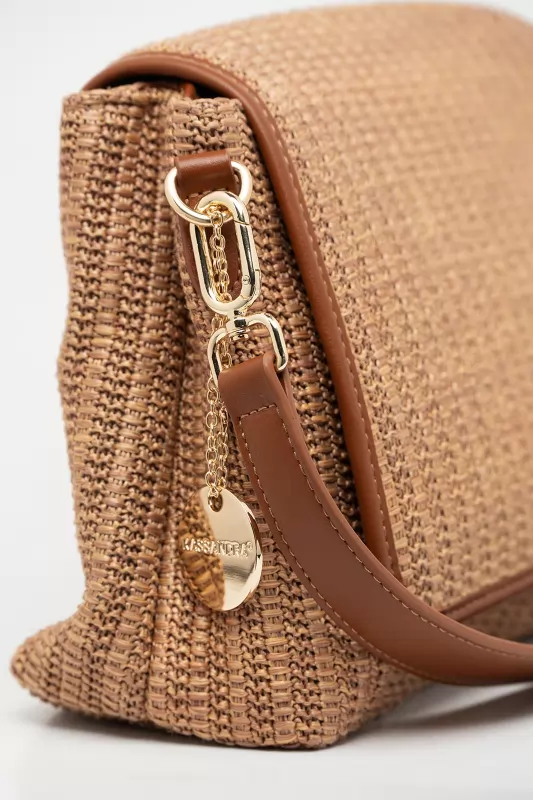 Τσάντα Crossbody Ψάθινη