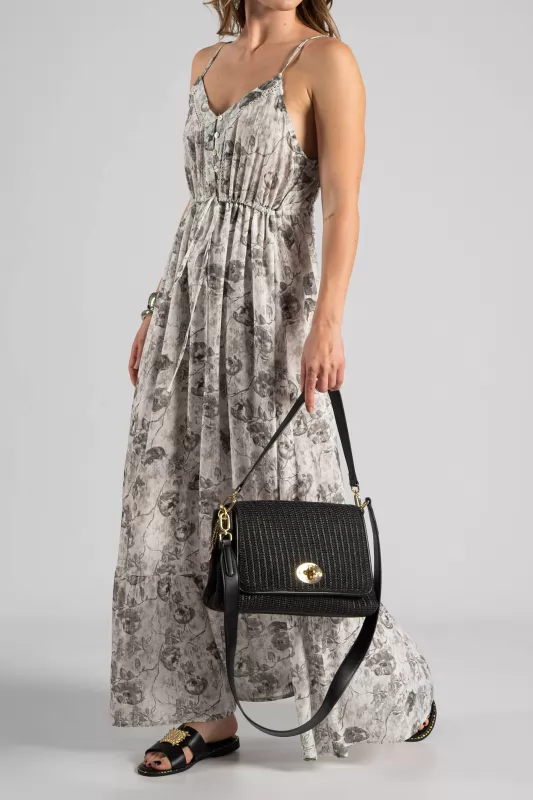 Τσάντα Crossbody Ψάθινη