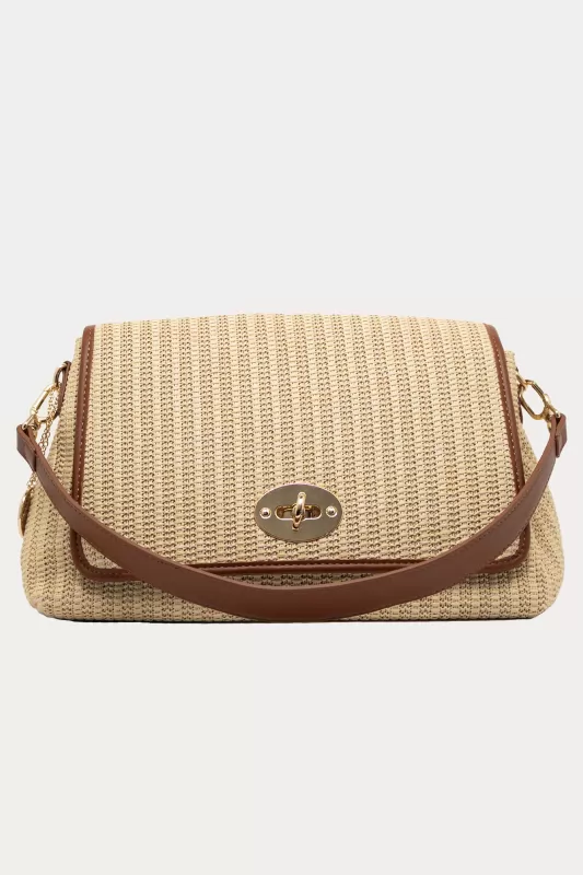 Τσάντα Crossbody Ψάθινη