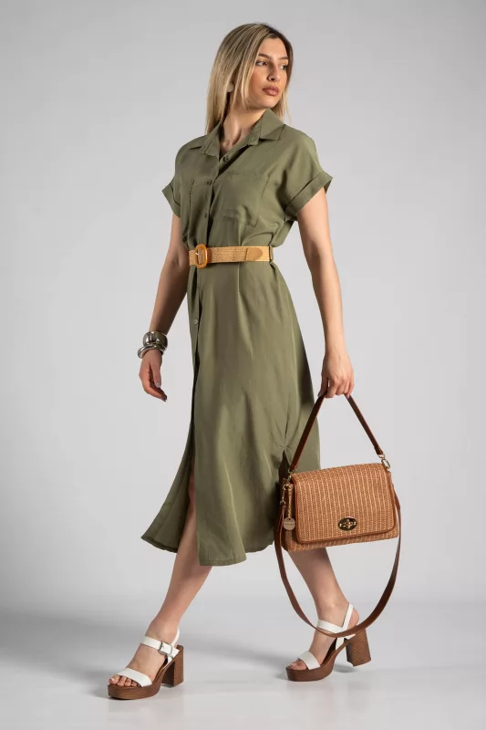 Τσάντα Crossbody Ψάθινη
