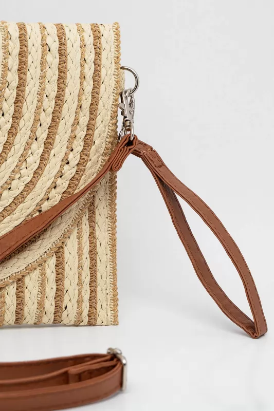Τσάντα Crossbody Ψάθινη
