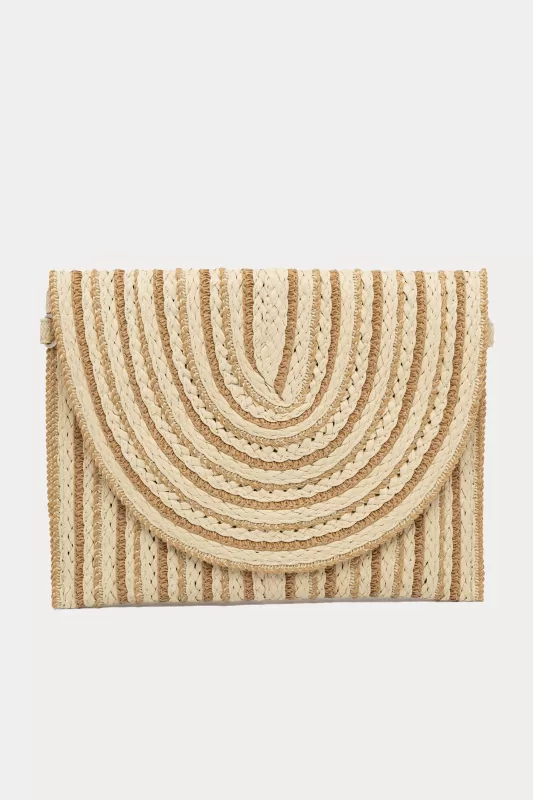 Τσάντα Crossbody Ψάθινη