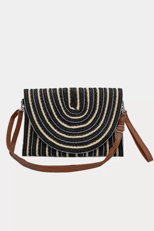 Τσάντα Crossbody Ψάθινη
