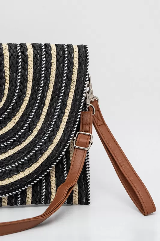 Τσάντα Crossbody Ψάθινη