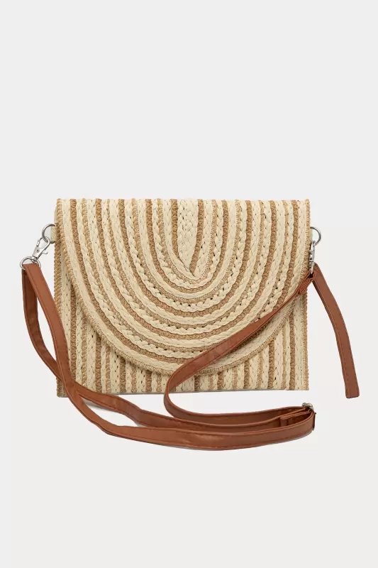Τσάντα Crossbody Ψάθινη