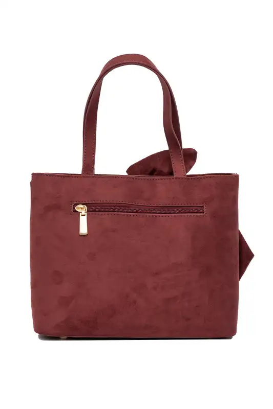 Τσάντα Crossbody Velvet Φιόγκος