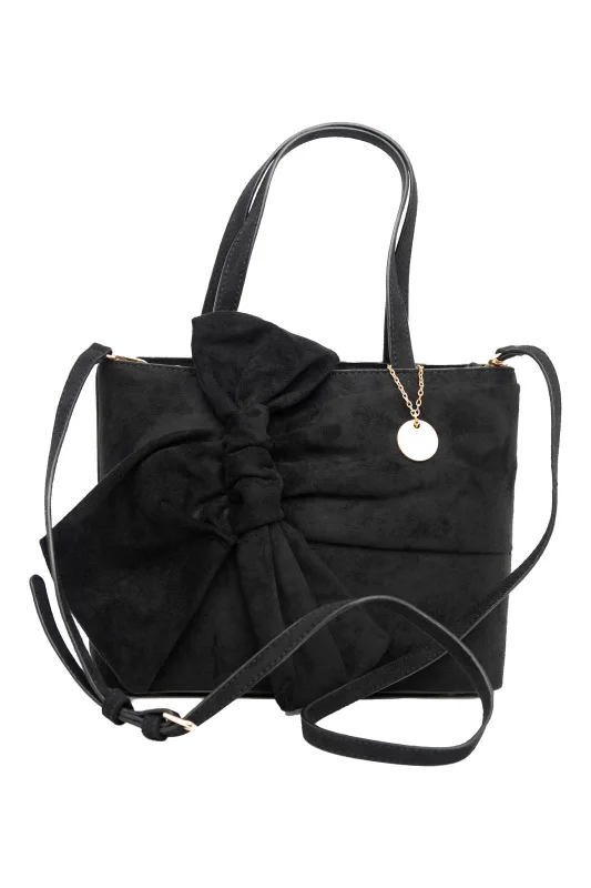 Τσάντα Crossbody Velvet Φιόγκος