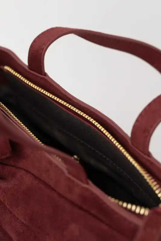 Τσάντα Crossbody Velvet Φιόγκος