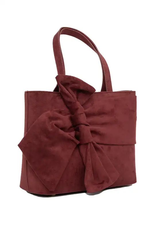 Τσάντα Crossbody Velvet Φιόγκος