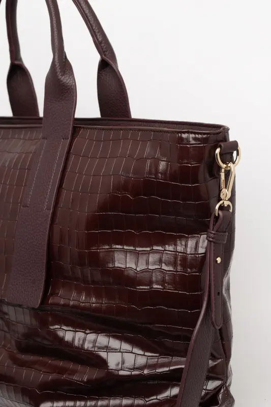 Croco Leatherette Bag 