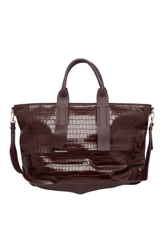 Croco Leatherette Bag 
