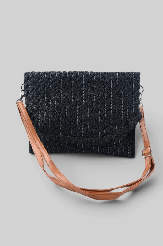 Folder Bag Raffia Crossbody 
