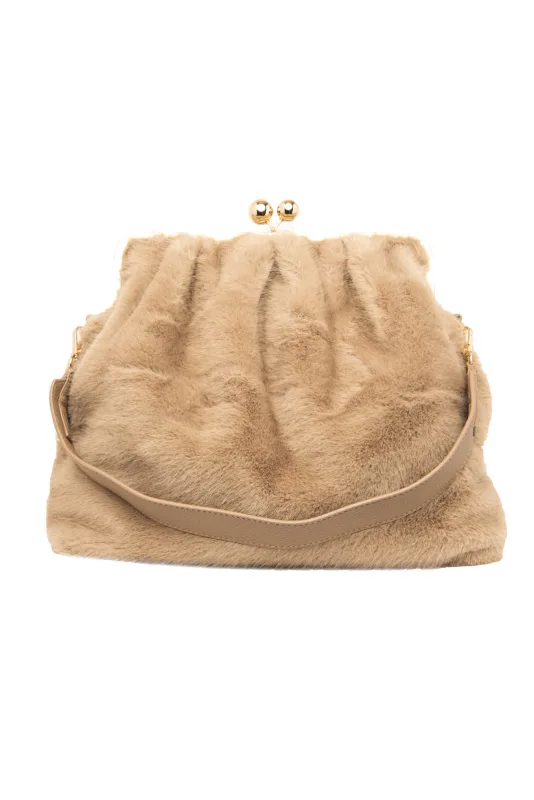 Frame Bag Synthetic Fur