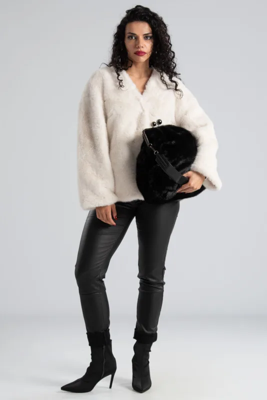 Frame Bag Synthetic Fur