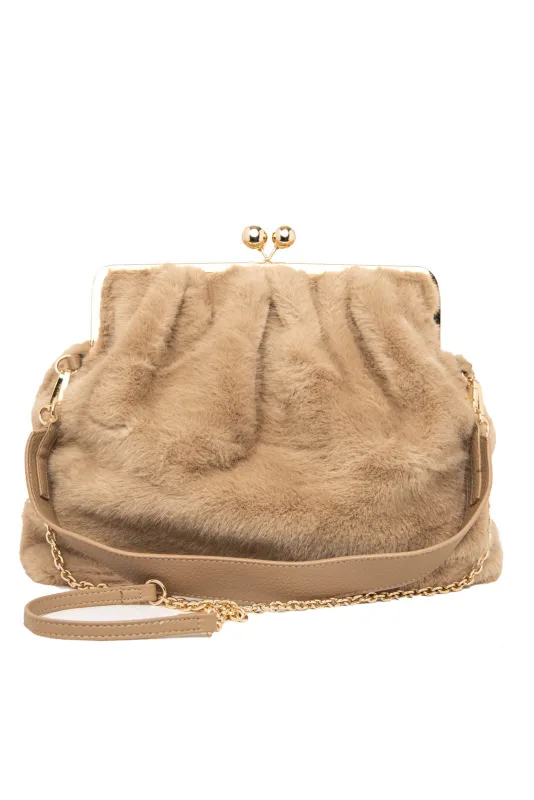 Frame Bag Synthetic Fur