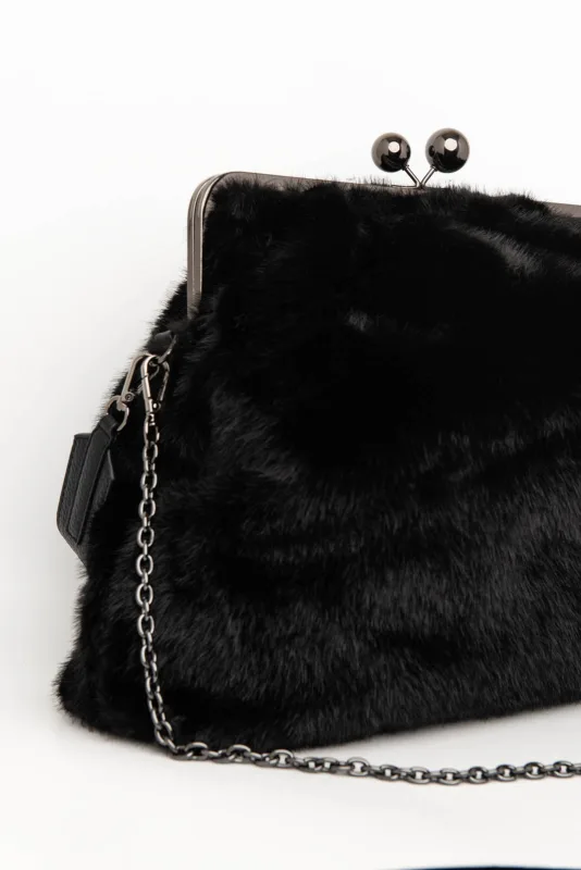 Frame Bag Synthetic Fur