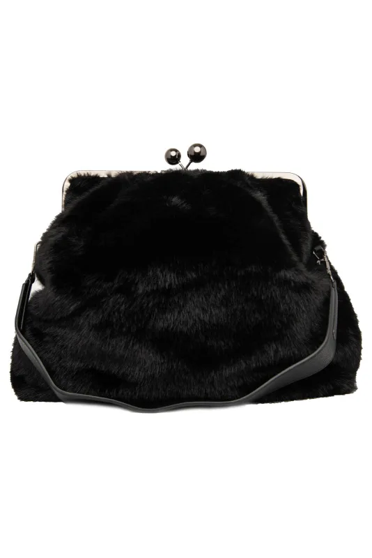 Frame Bag Synthetic Fur