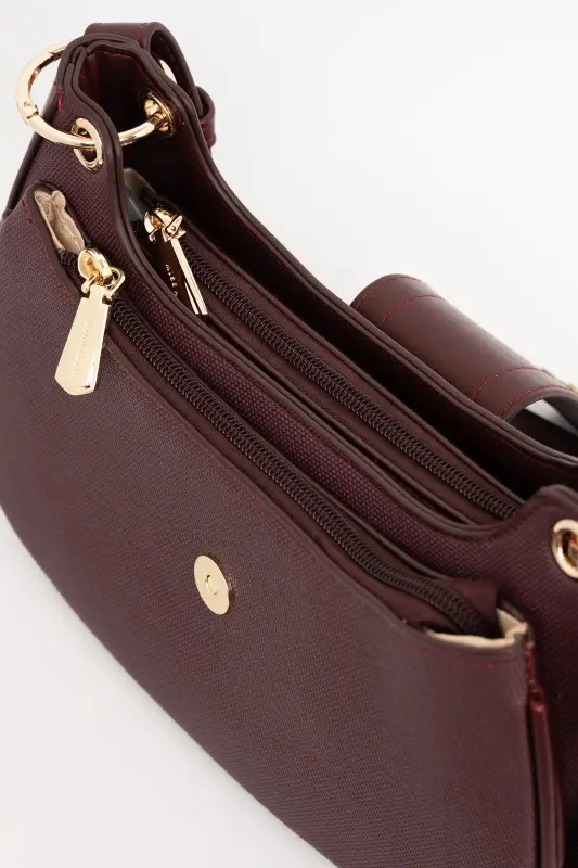 Τσάντα Hobo Δερματίνη Λεπτομέρειες