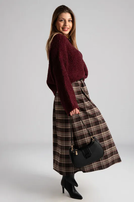 Τσάντα Hobo Δερματίνη Λεπτομέρειες