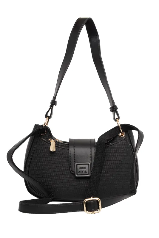 Τσάντα Hobo Δερματίνη Λεπτομέρειες