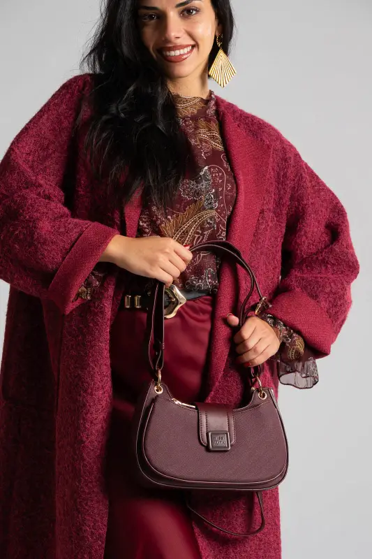 Τσάντα Hobo Δερματίνη Λεπτομέρειες