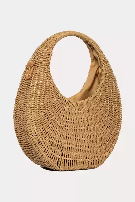 Τσάντα Hobo Ψάθινη