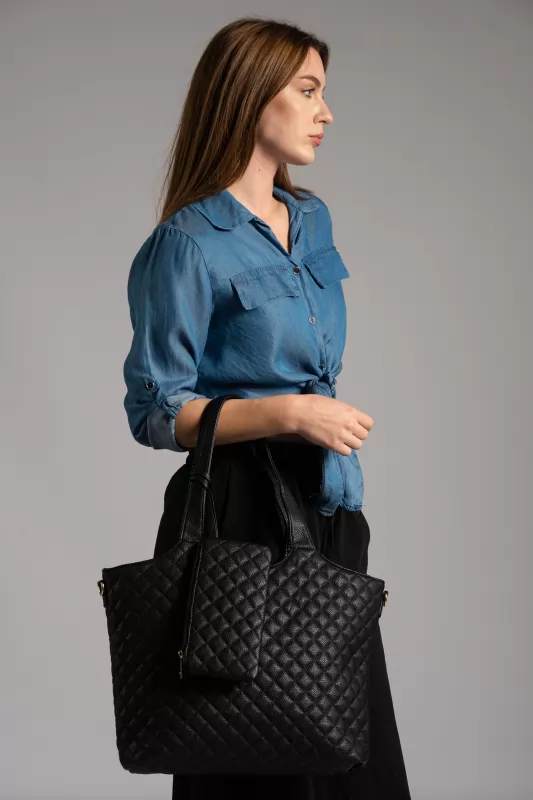 Τσάντα Καπιτονέ Shopper