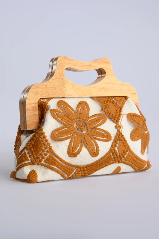 Margaret Embroidered Design Bag 